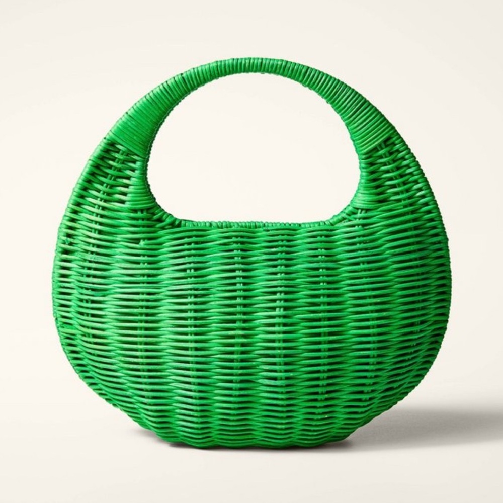 kate spade x Target Wicker Crescent Handbag NWT - Picture 2 of 5